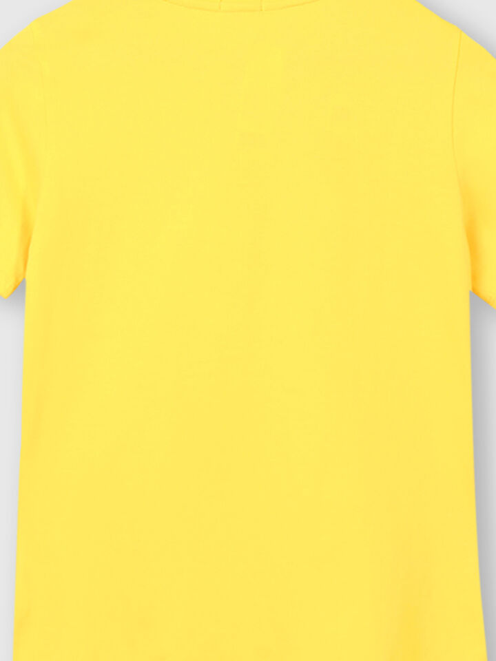 Pure Cotton Tee Shirt with Banner image number 6
